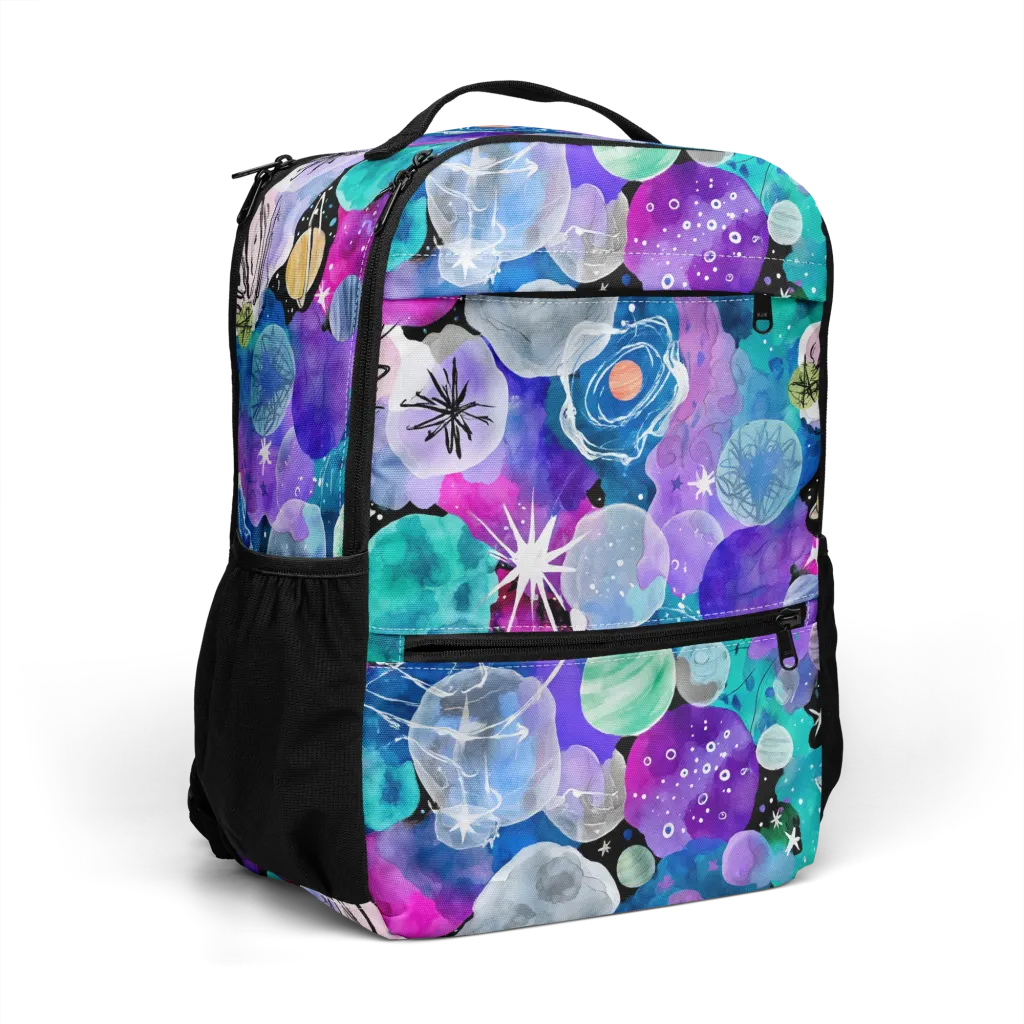 Stellar Bouquet on Utility Backpack — Right Front