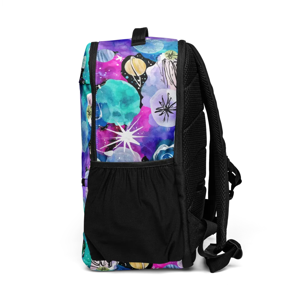 Stellar Bouquet on Utility Backpack — Left