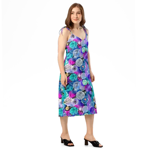 Stellar Bouquet on a Slip Dress
