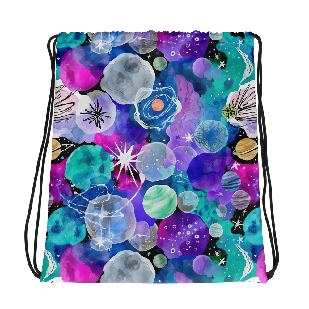 Stellar Bouquet on Drawstring Bag — Photo