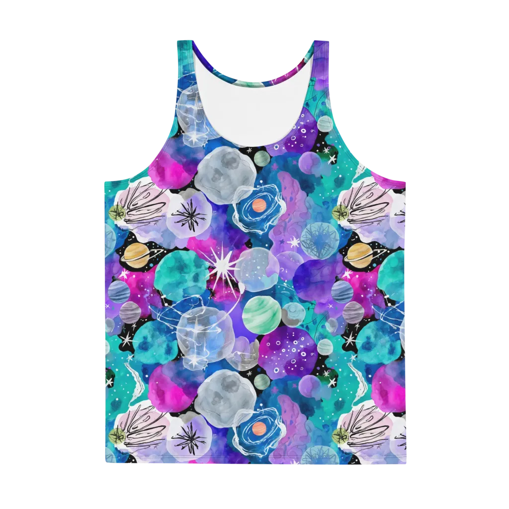 Stellar Bouquet on Men's Tank Top — Front