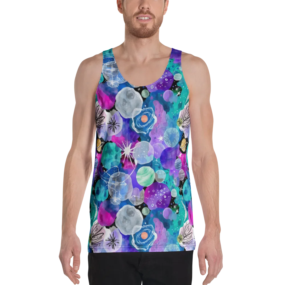 Stellar Bouquet on Men's Tank Top — Front