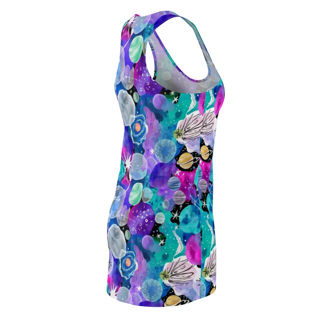 Stellar Bouquet on Racerback Dress — Back Side