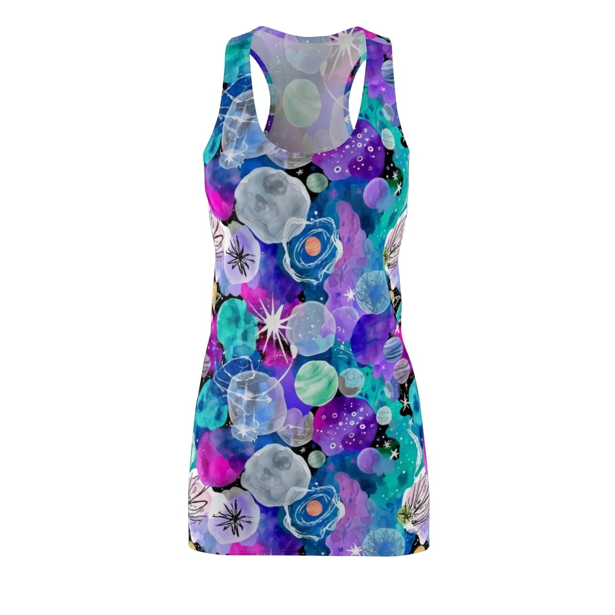 Stellar Bouquet on Racerback Dress — Front