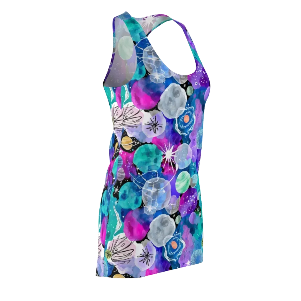 Stellar Bouquet on Racerback Dress — Front Side