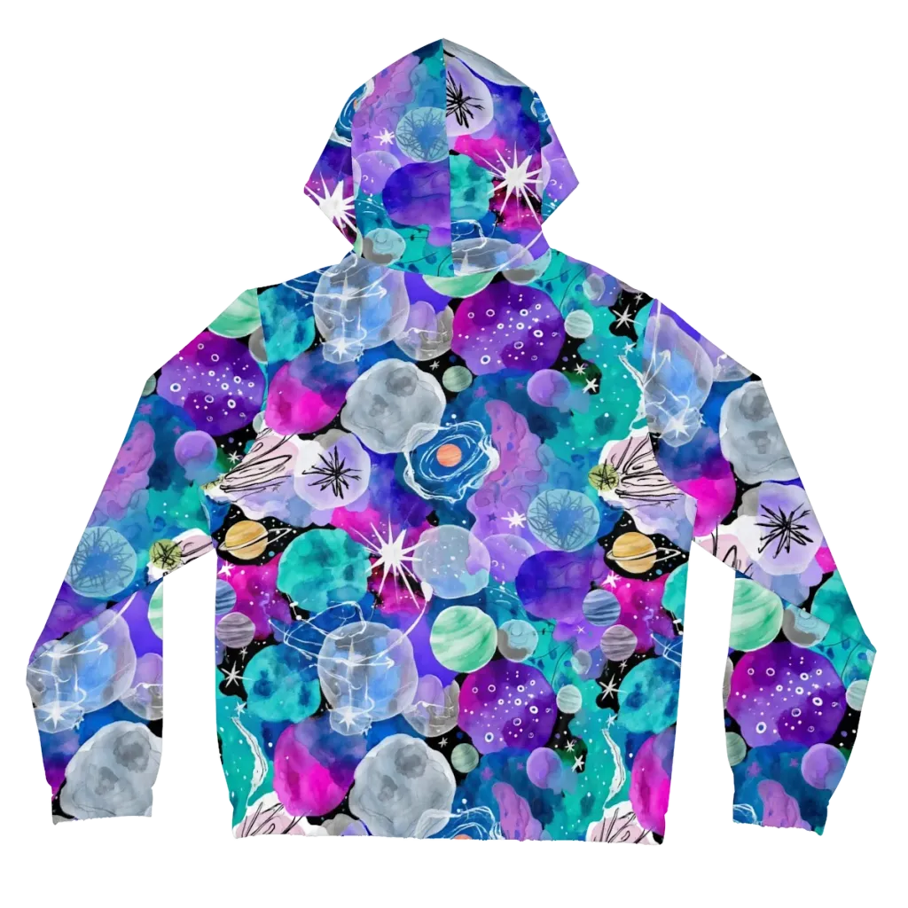 Stellar Bouquet on Women's Full-Zip Hoodie — Back