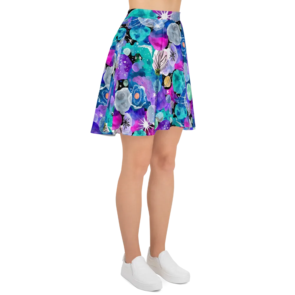 Stellar Bouquet on Skater Skirt — Right