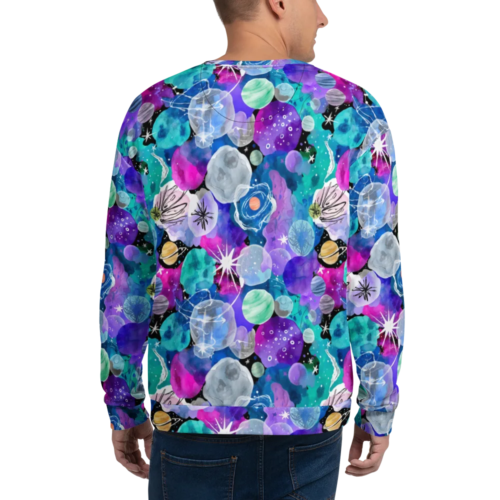 Stellar Bouquet on Sweatshirt — Back