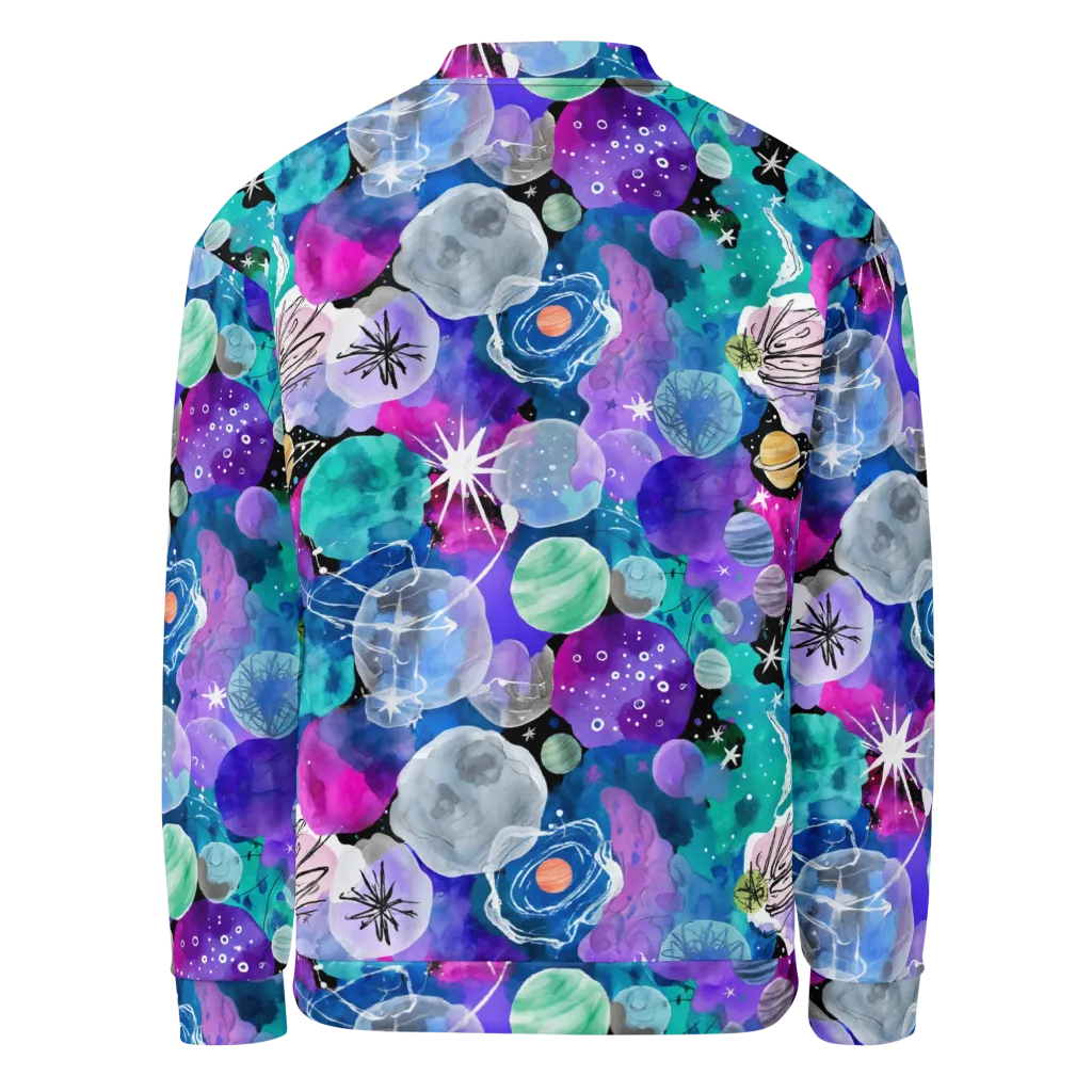 Stellar Bouquet on Bomber Jacket — Back