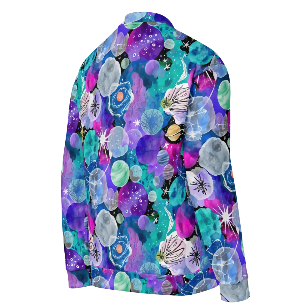 Stellar Bouquet on Bomber Jacket — Right Back