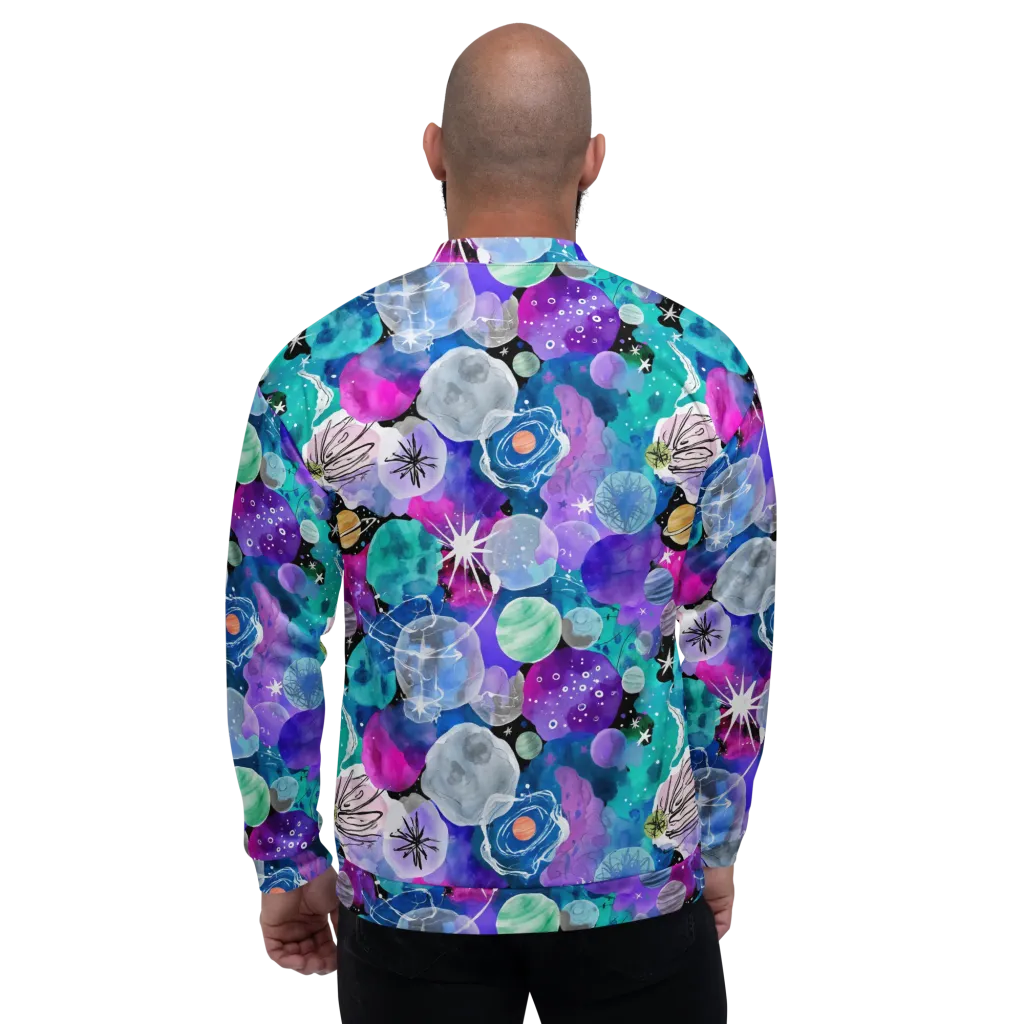 Stellar Bouquet on Bomber Jacket — Back