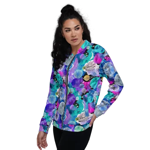Stellar Bouquet on a Bomber Jacket