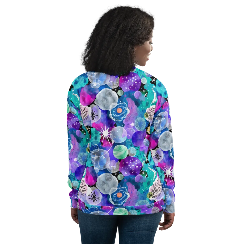 Stellar Bouquet on Bomber Jacket — Back