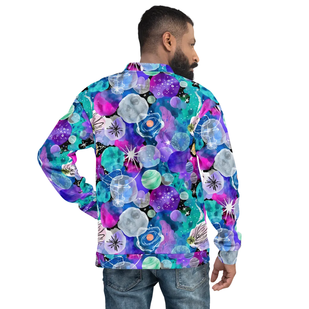 Stellar Bouquet on Bomber Jacket — Back