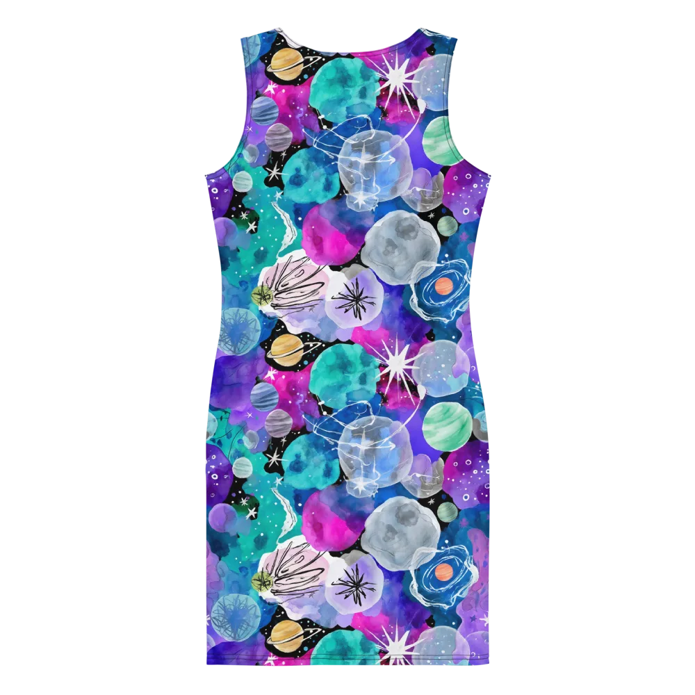 Stellar Bouquet on Bodycon Dress — Back