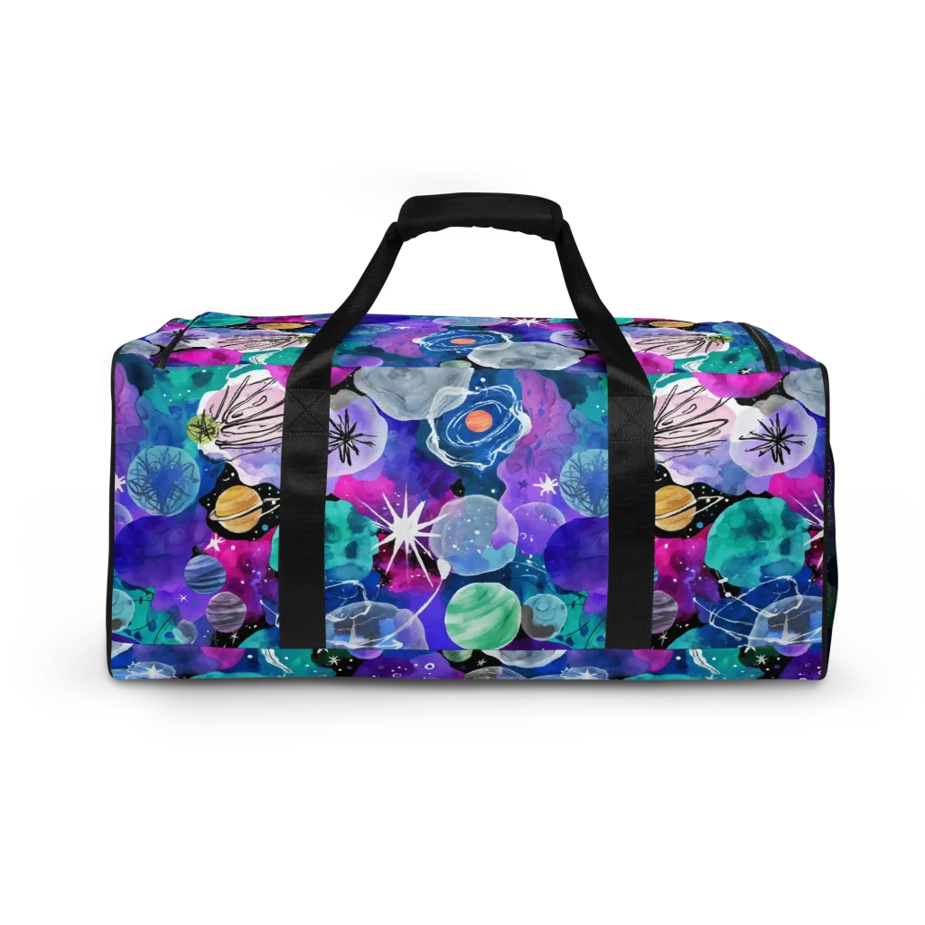 Stellar Bouquet on Duffle Bag — Back