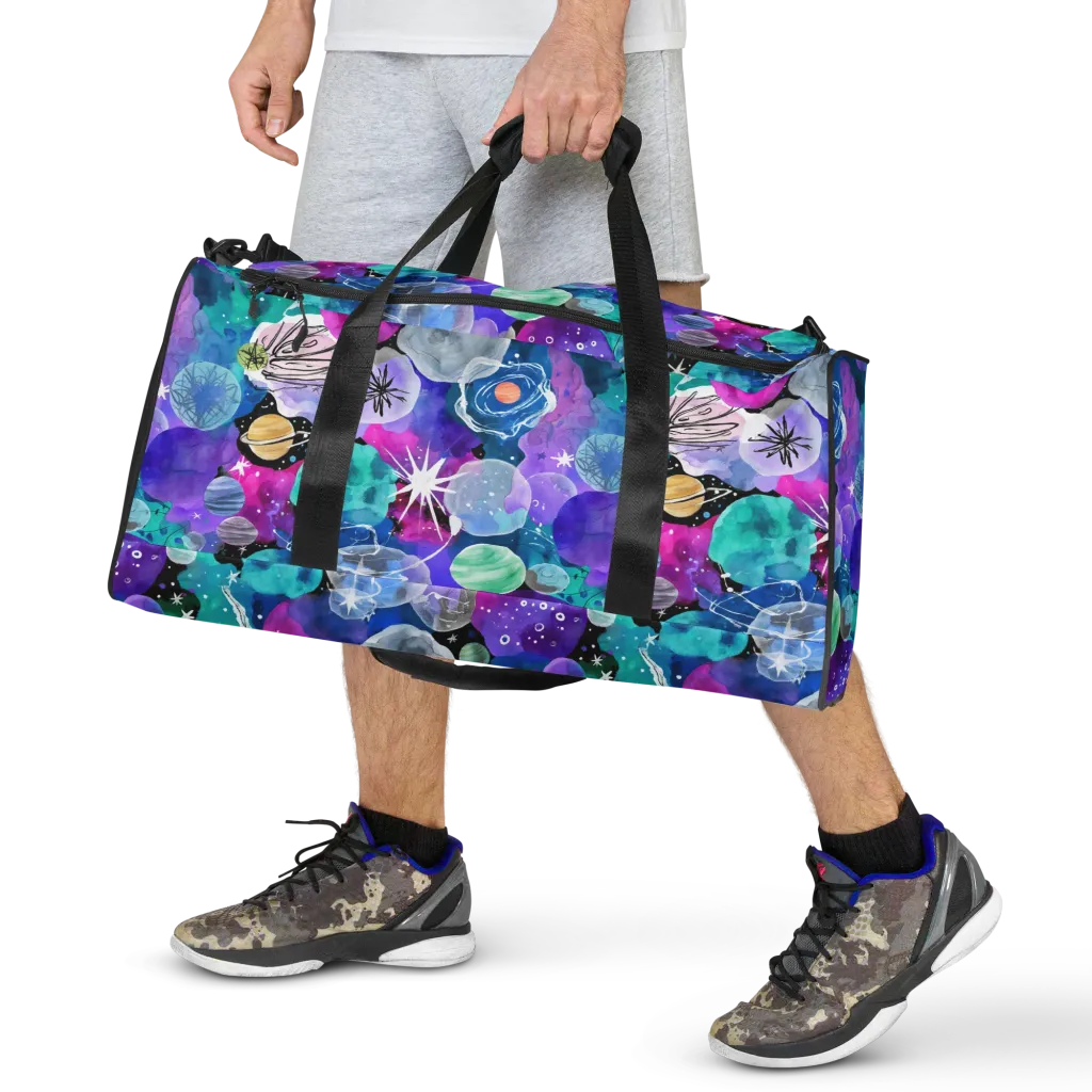 Stellar Bouquet on Duffle Bag — Front