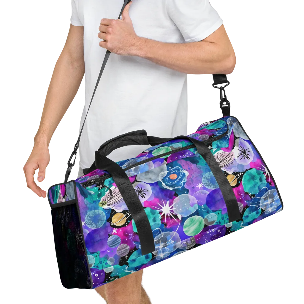Stellar Bouquet on Duffle Bag — Right Front