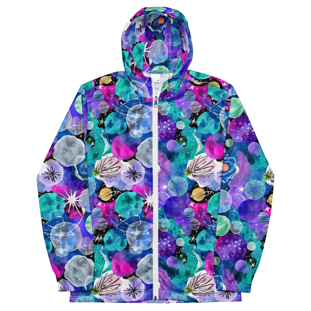 Stellar Bouquet on Men's Windbreaker — Front
