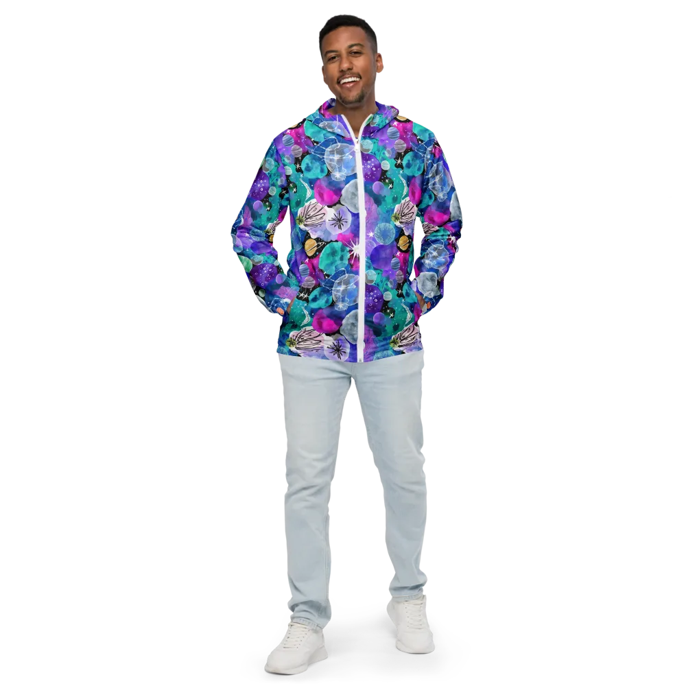 Stellar Bouquet on Men's Windbreaker — Front