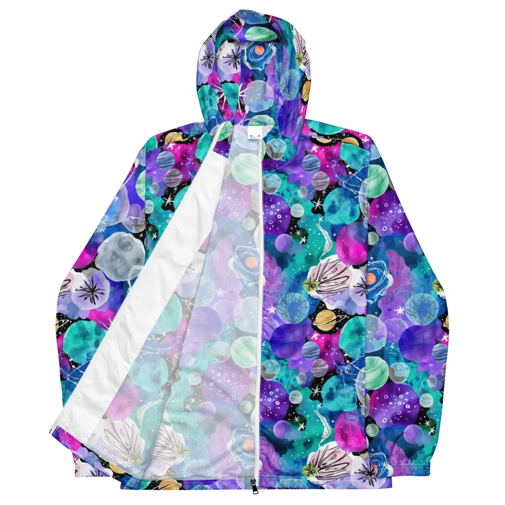 Stellar Bouquet on Men's Windbreaker — Front