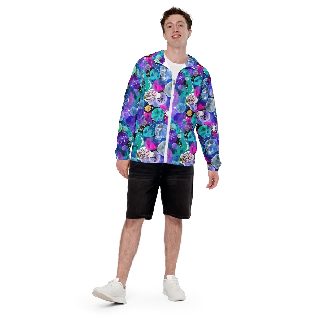 Stellar Bouquet on Men's Windbreaker — Front