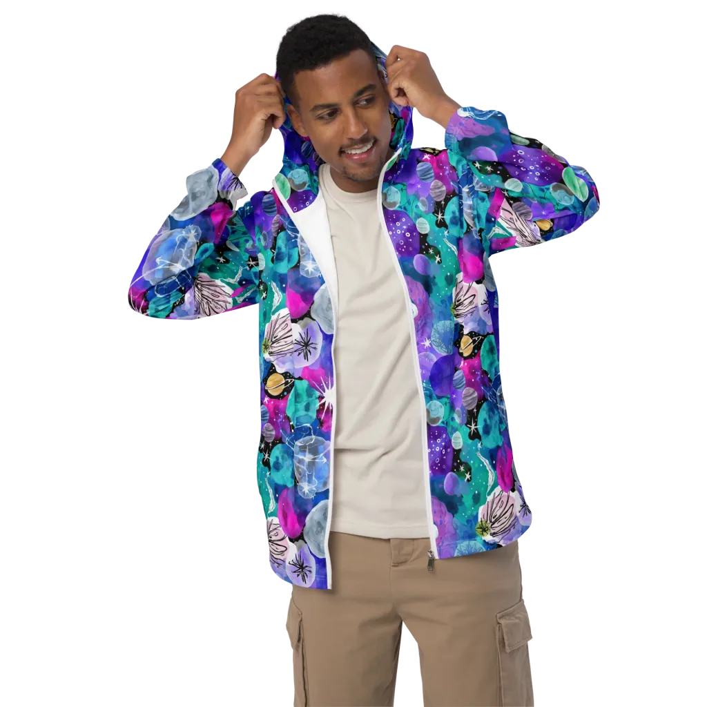 Stellar Bouquet on Men's Windbreaker — Front