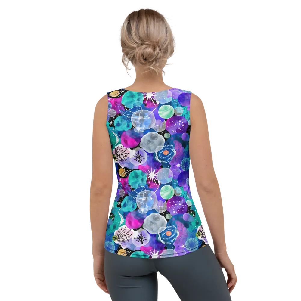 Stellar Bouquet on Women's Tank Top — Back