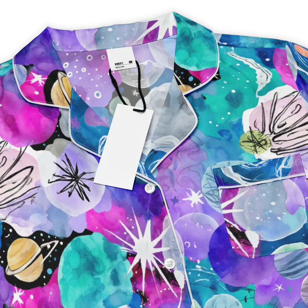 Stellar Bouquet on Women's Short Sleeve Pajama Top — Product details