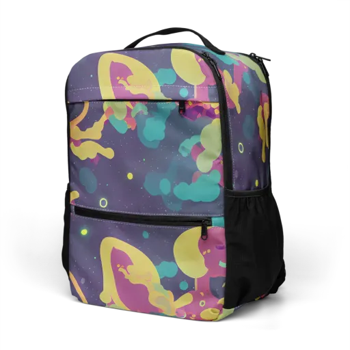 Cosmic Playroom on a Utility Backpack