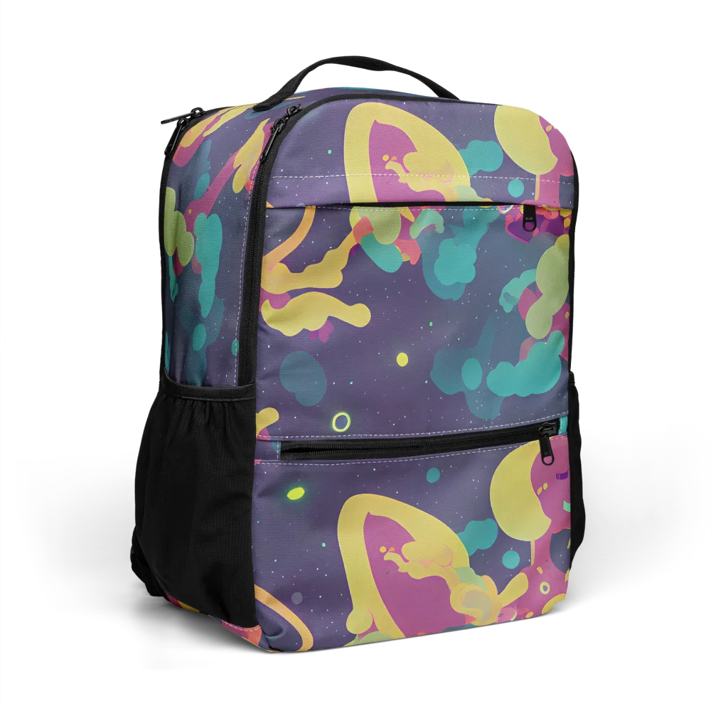Cosmic Playroom on Utility Backpack — Right Front