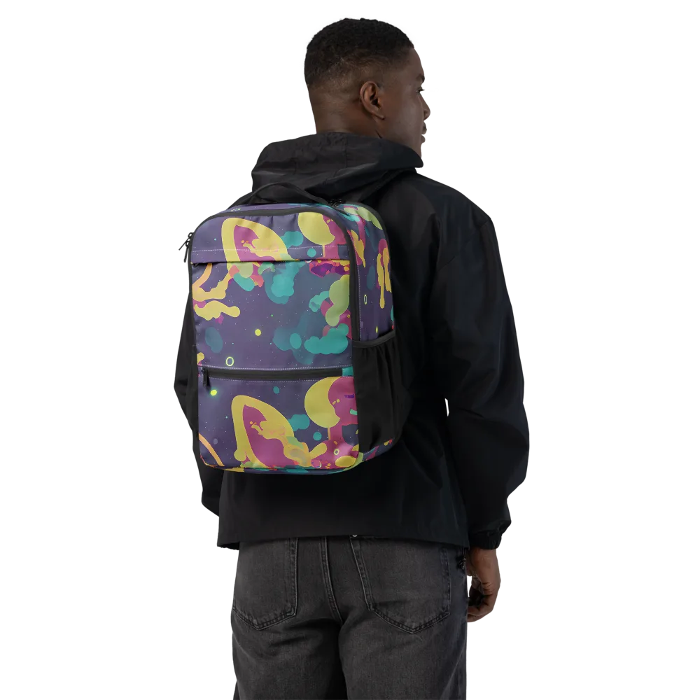 Cosmic Playroom on Utility Backpack — Back
