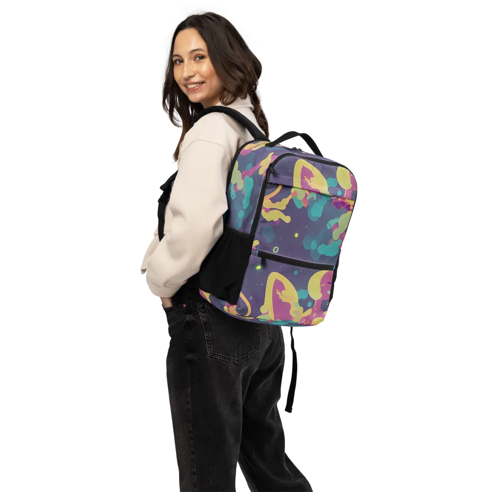 Cosmic Playroom on Utility Backpack — Back