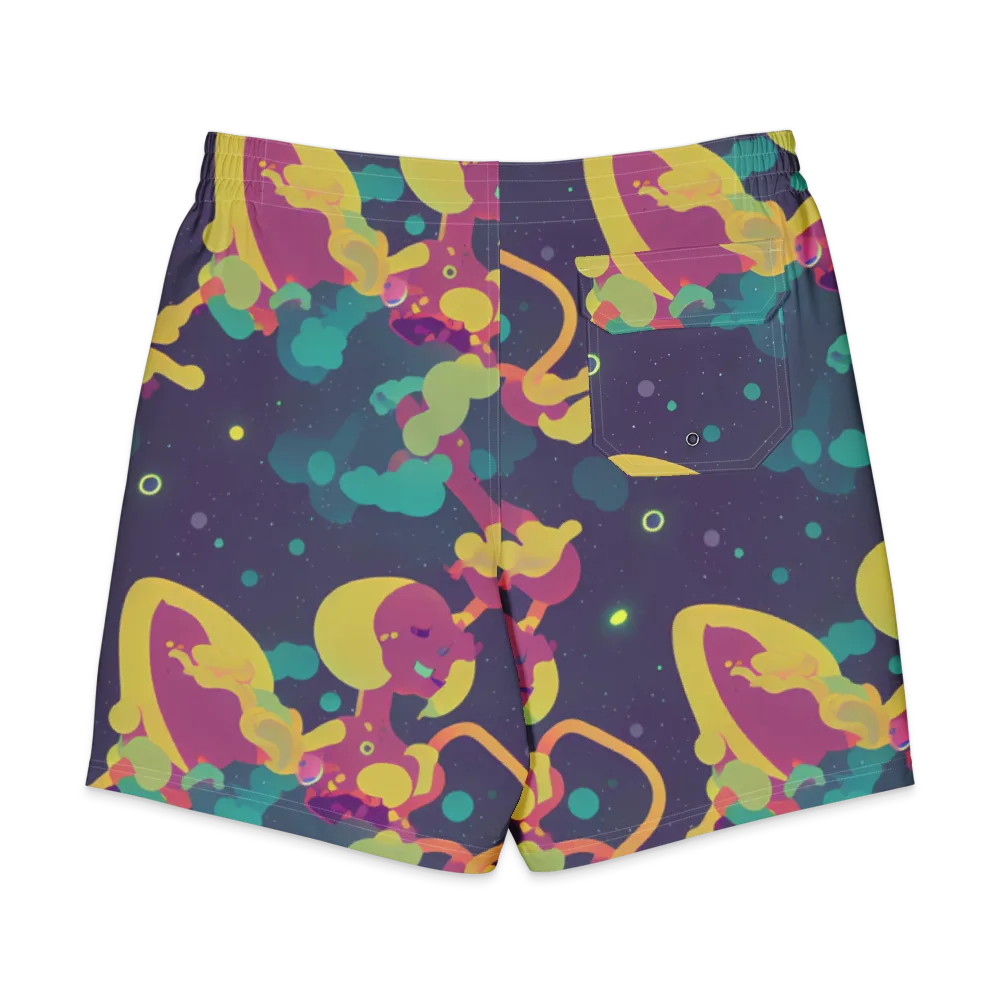 Cosmic Playroom on Men's Board Shorts — Back