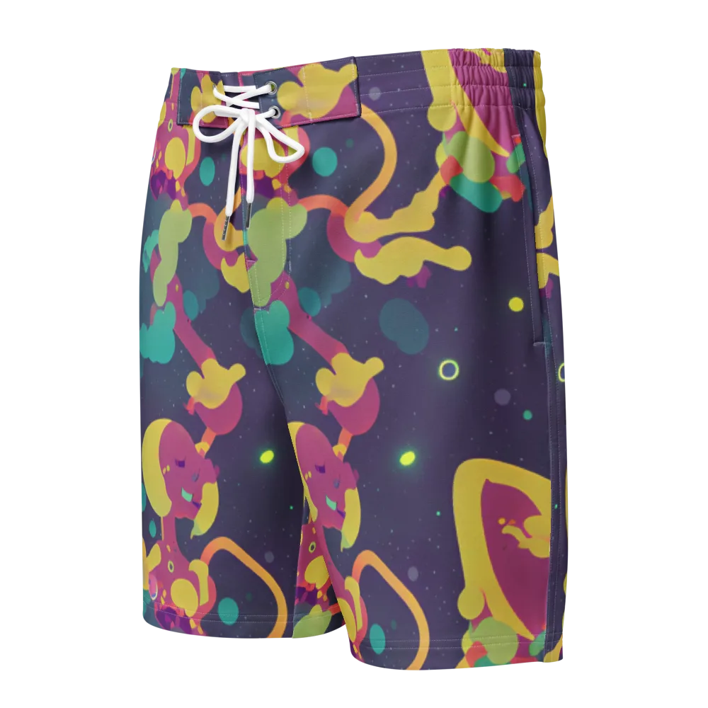 Cosmic Playroom on Men's Board Shorts — Front