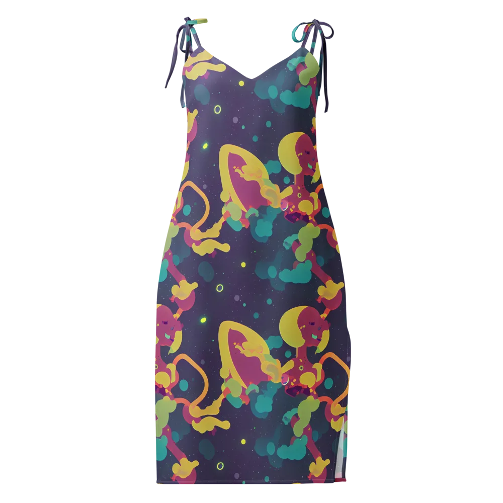 Cosmic Playroom on Slip Dress — Front