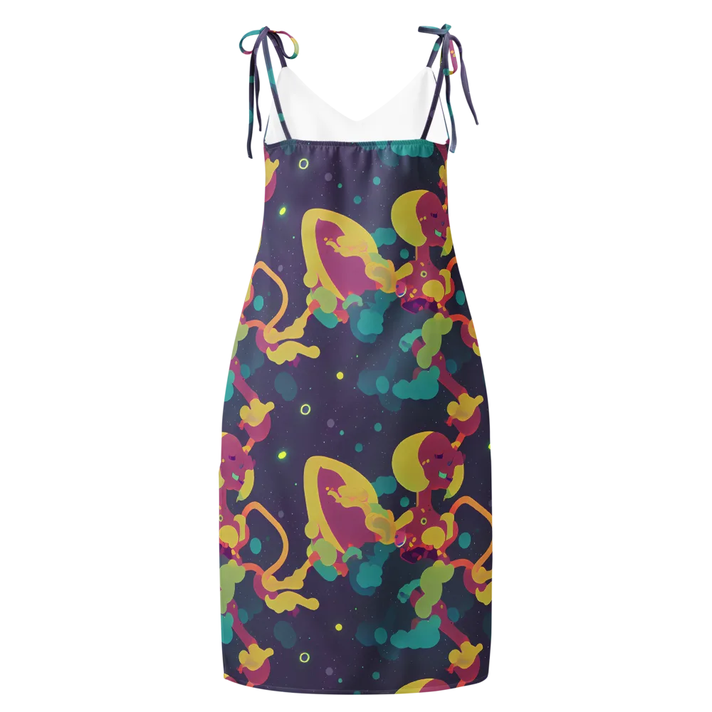 Cosmic Playroom on Slip Dress — Back
