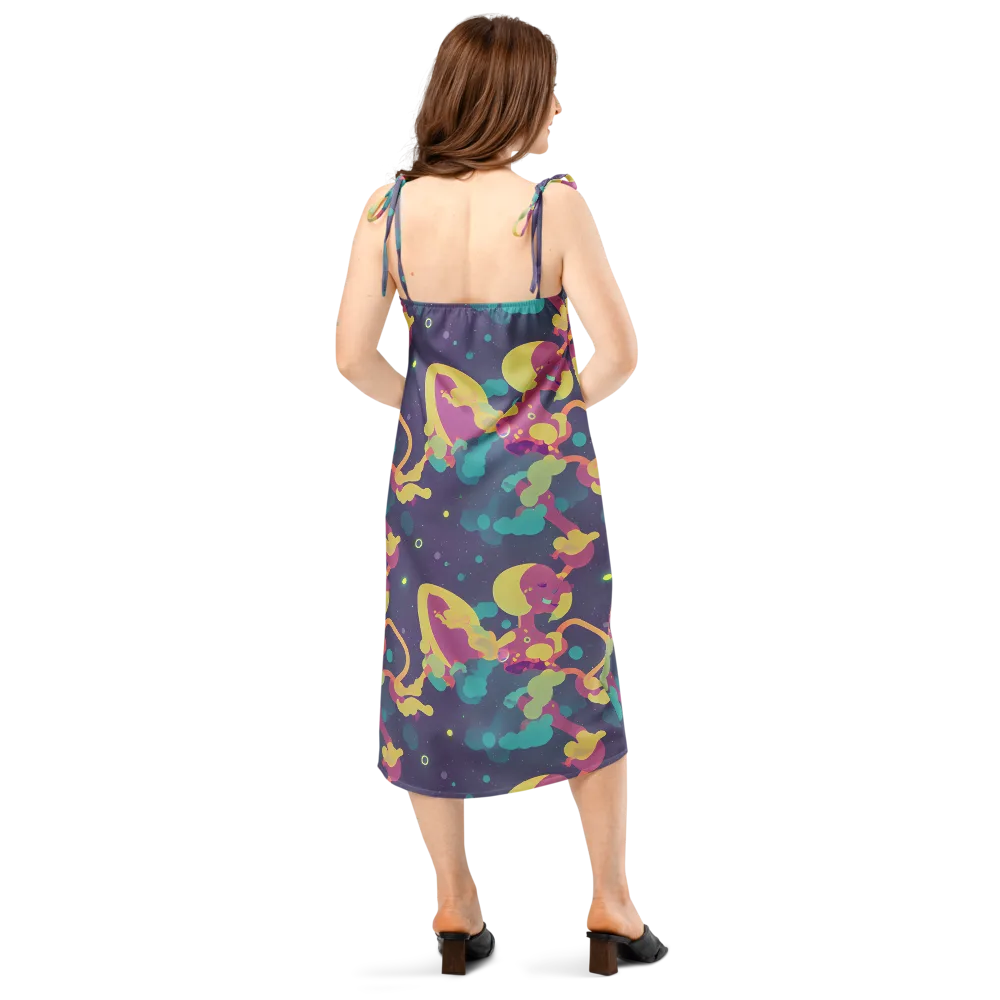 Cosmic Playroom on Slip Dress — Back