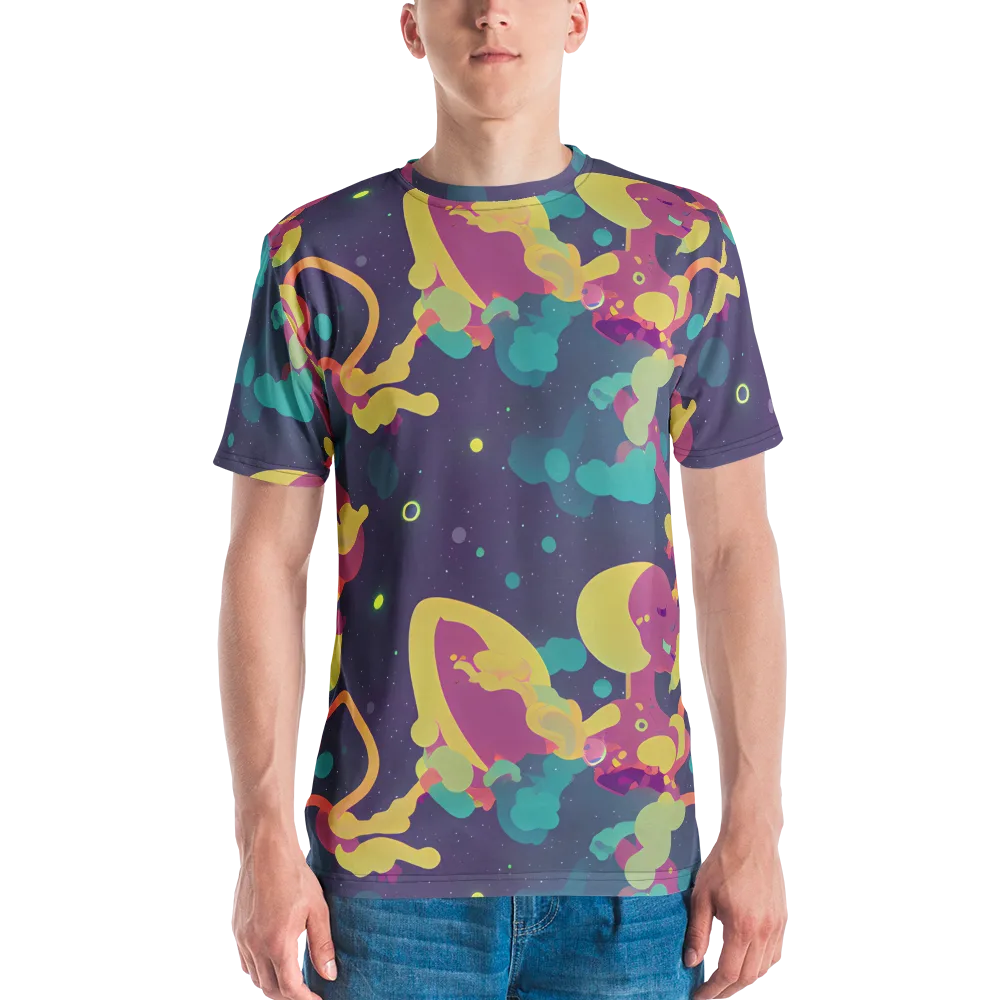 Cosmic Playroom on Men's Crew Neck T-Shirt — Front