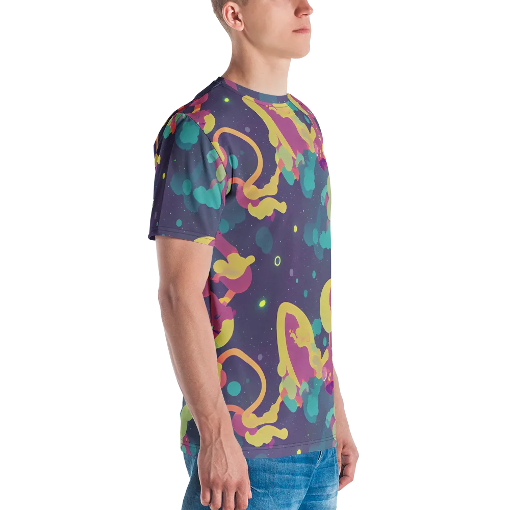 Cosmic Playroom on Men's Crew Neck T-Shirt — Right