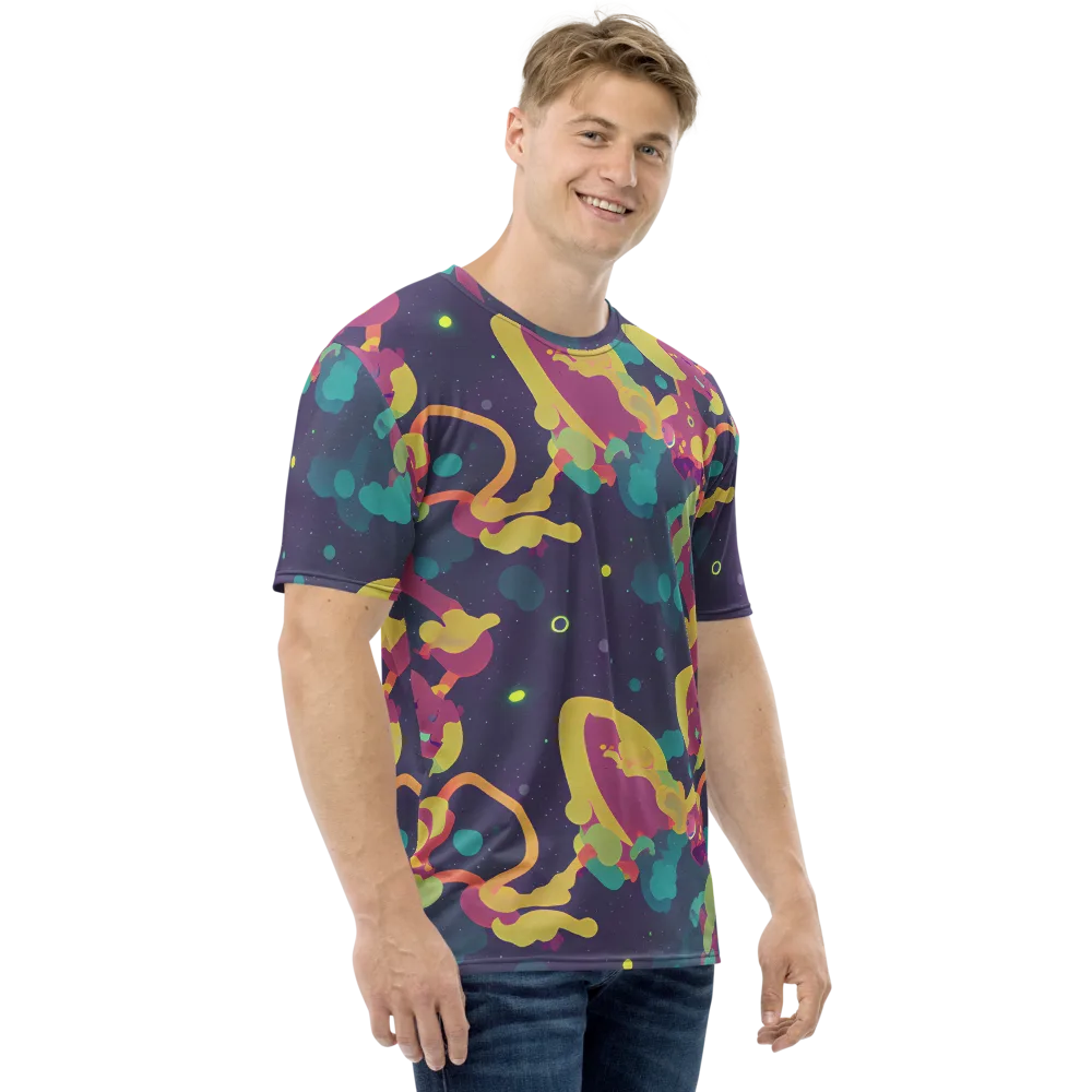 Cosmic Playroom on Men's Crew Neck T-Shirt — Right