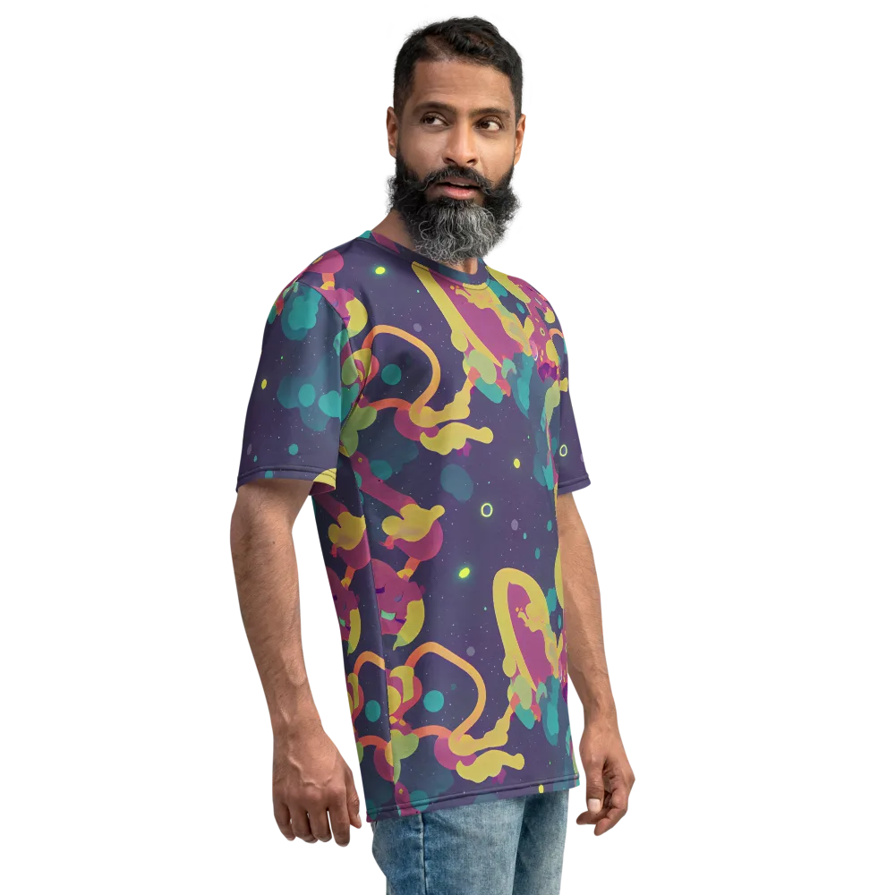 Cosmic Playroom on Men's Crew Neck T-Shirt — Right