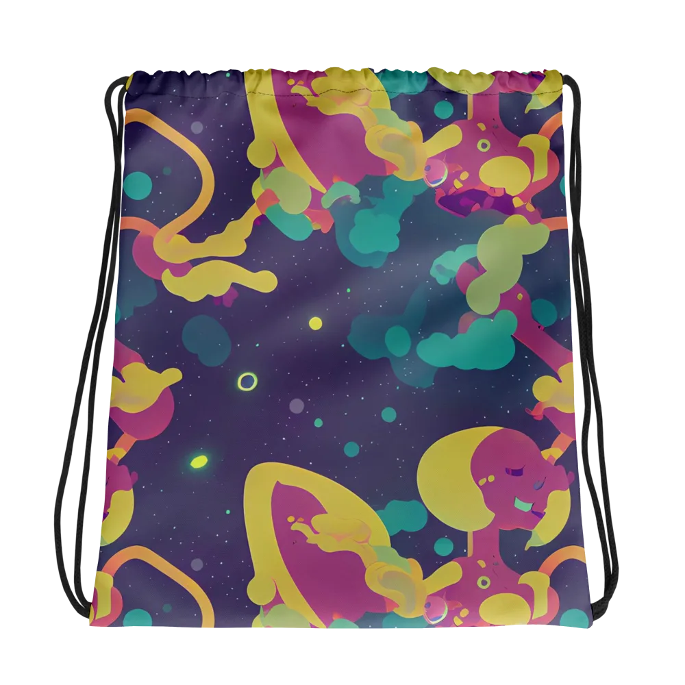 Cosmic Playroom on Drawstring Bag — Photo