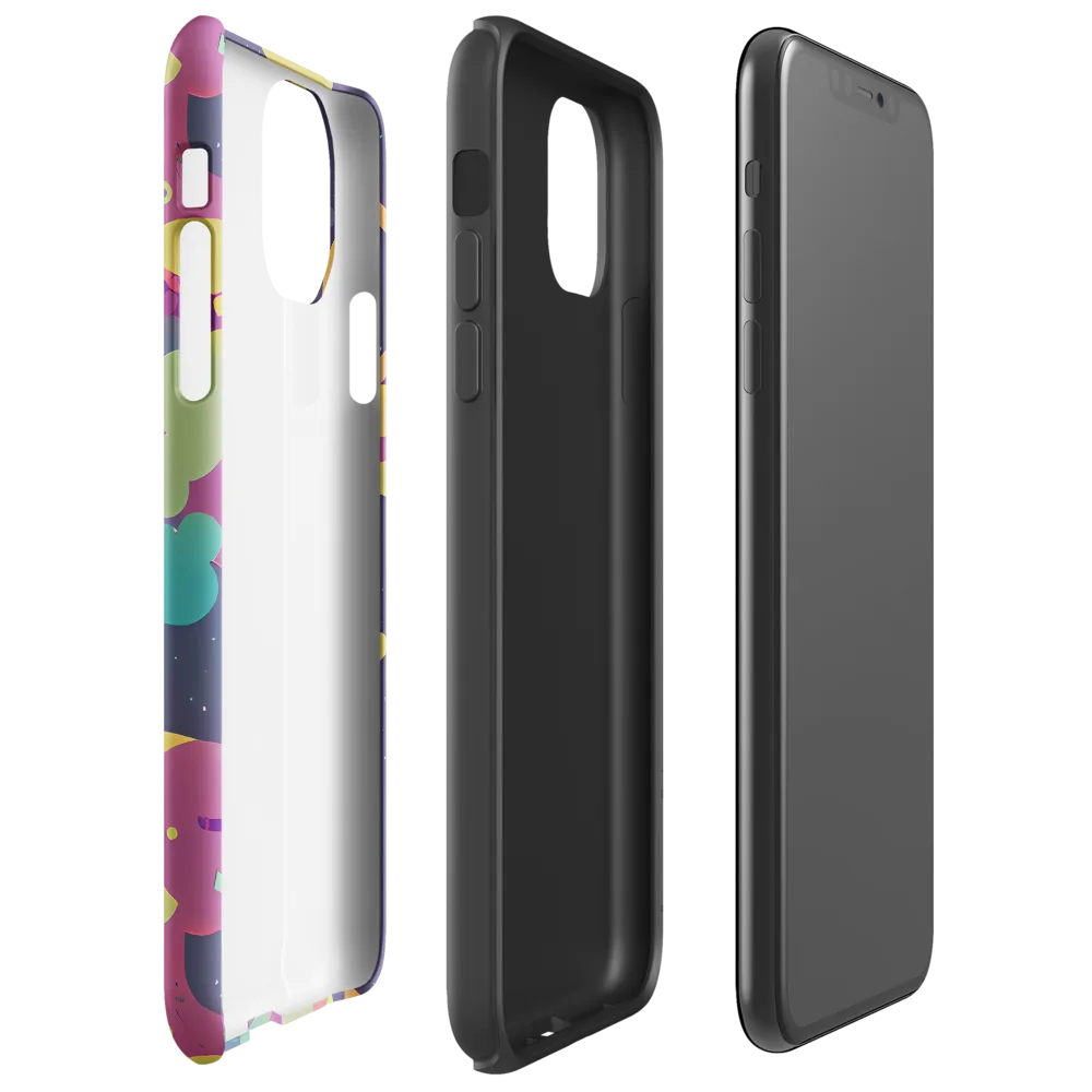 Cosmic Playroom on Tough Case for iPhone® — Right