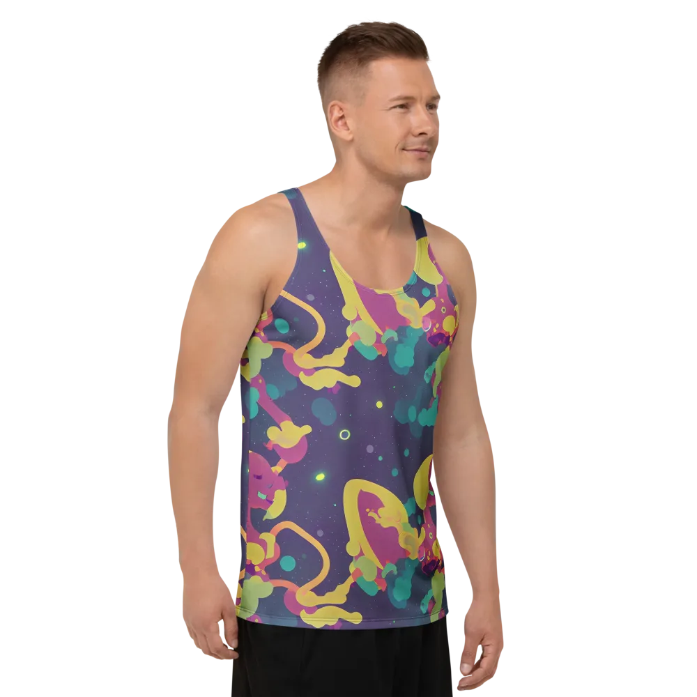 Cosmic Playroom on Men's Tank Top — Right Front