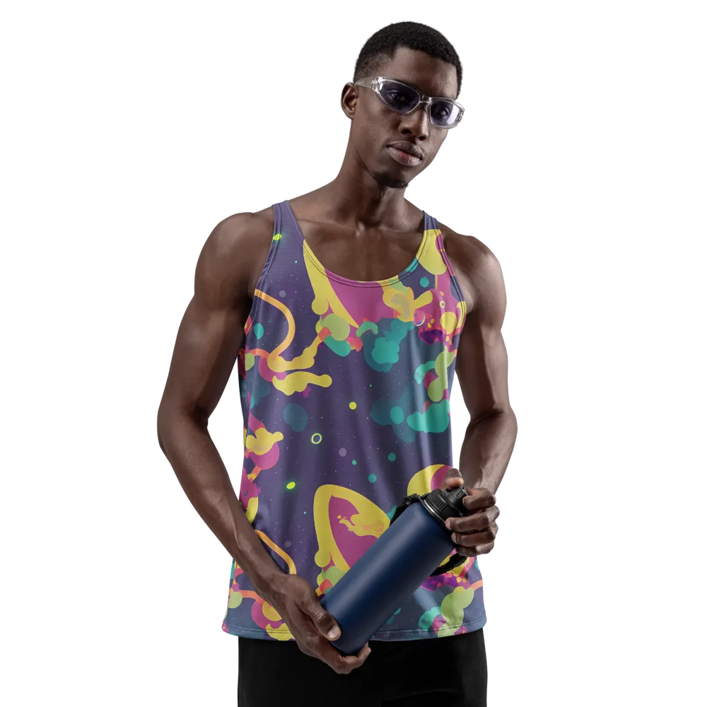 Cosmic Playroom on Men's Tank Top — Front