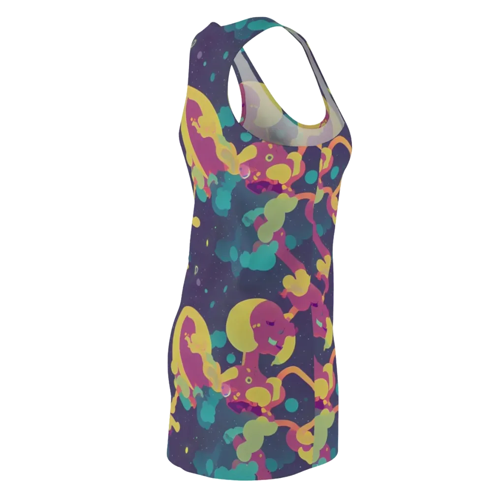 Cosmic Playroom on Racerback Dress — Back Side