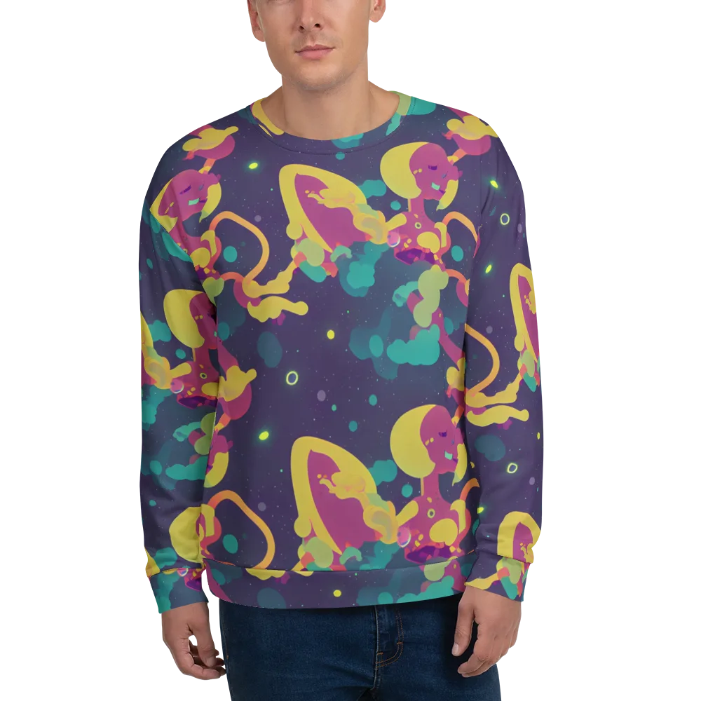 Cosmic Playroom on Sweatshirt — Front