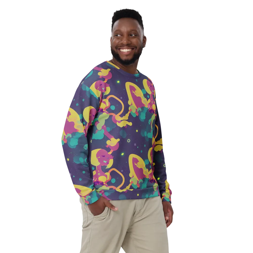 Cosmic Playroom on Sweatshirt — Front