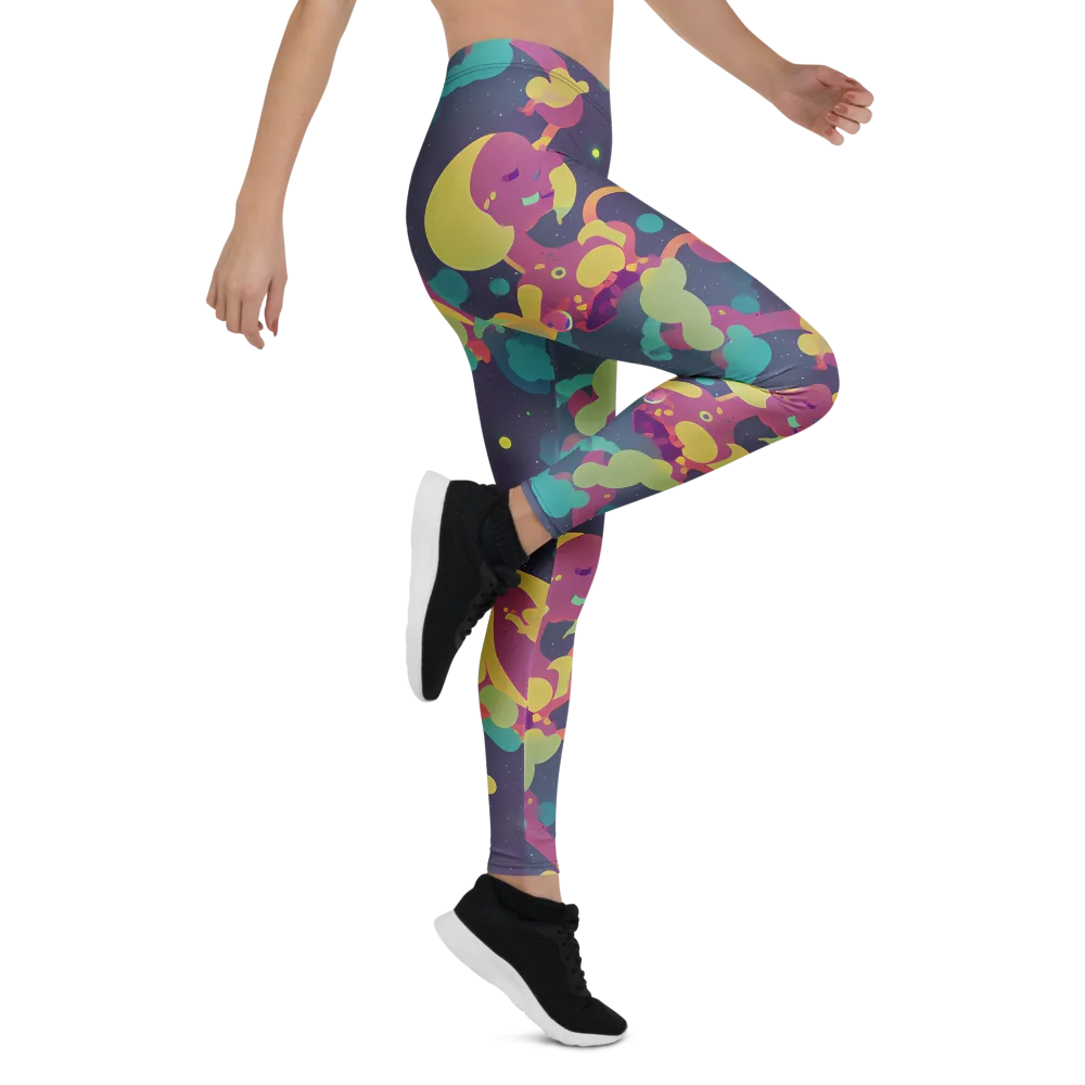 Cosmic Playroom on Leggings — Right